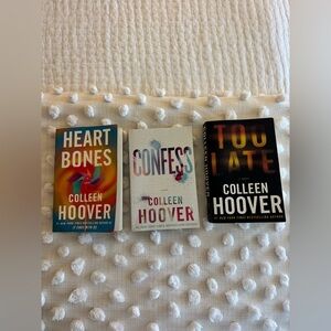 Colleen Hoover Book Bundle: Heart Bones, Confess, and Too Late